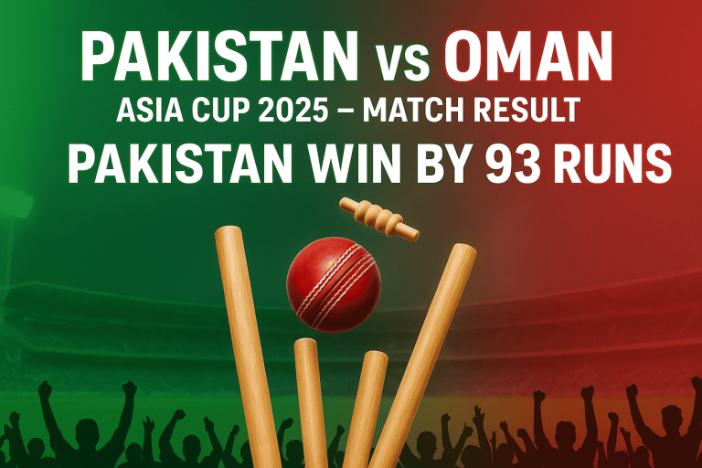 Pakistan vs Oman Asia Cup